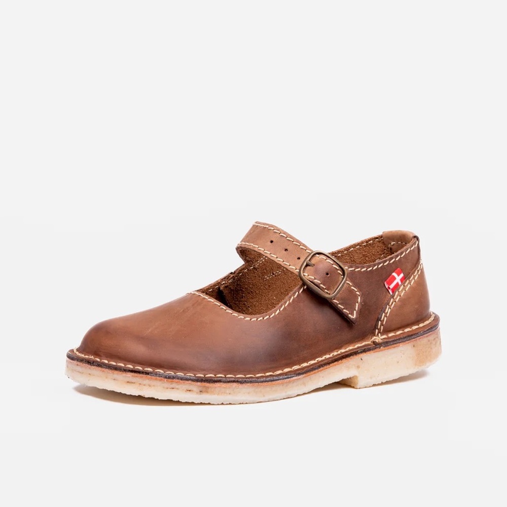 Duckfeet Himmerland Mary Janes in Cocoa Sz 40